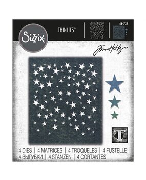Sizzix Thinlits Alterations Die Set 4PK Falling Stars (664732) Sizzix Thinlits Alterations Die Set 4PK Falling Stars (664732)