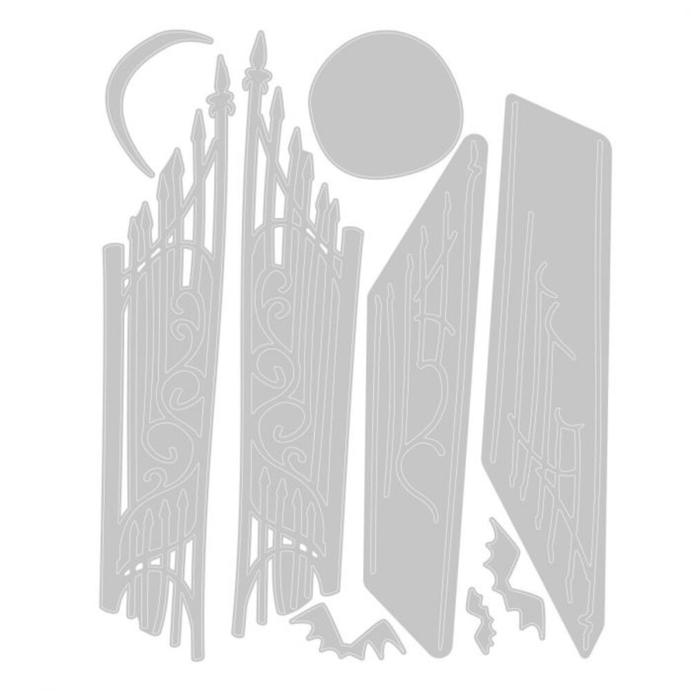 Sizzix Thinlits Alterations Die Set 9PK Gate Keeper (664734)