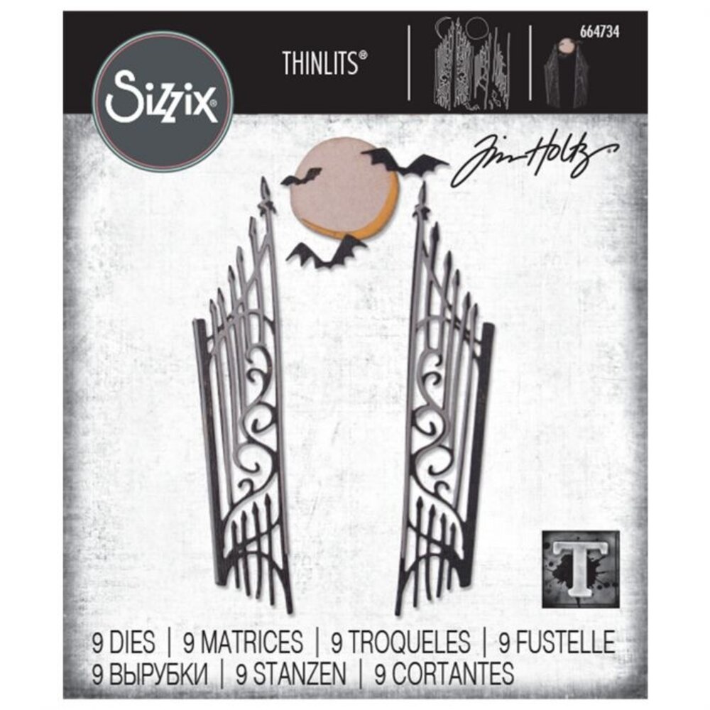 Sizzix Thinlits Alterations Die Set 9PK Gate Keeper (664734)