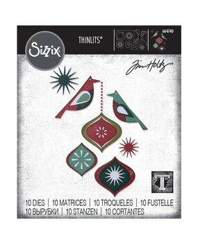 Sizzix Thinlits Alterations Die Set 10PK Ornamental Birds (664740) Sizzix Thinlits Alterations Die Set 10PK Ornamental Birds (664740)