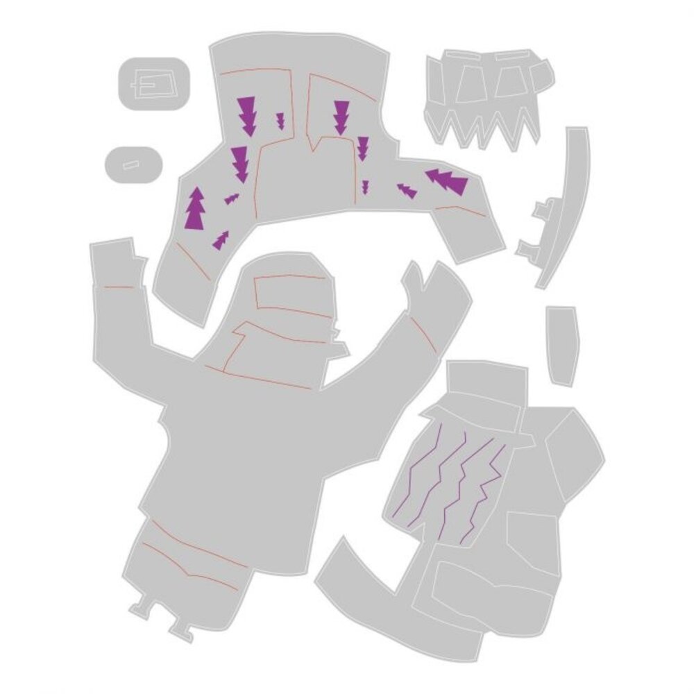 Sizzix Thinlits Alterations Die Set 8PK Papercut Christmas #1 Colorize (664744) Sizzix Thinlits Alterations Die Set 8PK Papercut Christmas #1 Colorize (664744)