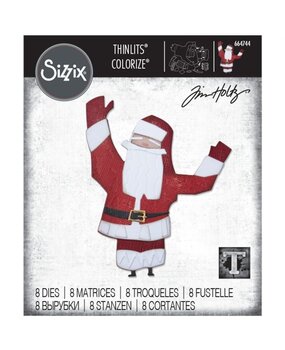 Sizzix Thinlits Alterations Die Set 8PK Papercut Christmas #1 Colorize (664744) Sizzix Thinlits Alterations Die Set 8PK Papercut Christmas #1 Colorize (664744)
