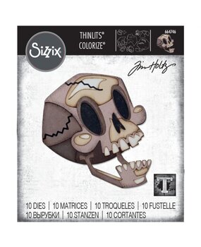 Sizzix Thinlits Alterations Die Set 11PK Skelly Colorize (664746) Sizzix Thinlits Alterations Die Set 11PK Skelly Colorize (664746)