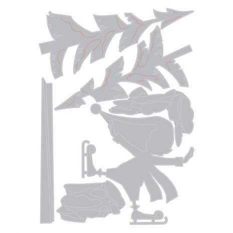 Sizzix Thinlits Alterations Die Set 6PK Thin Ice (664750) Sizzix Thinlits Alterations Die Set 6PK Thin Ice (664750)