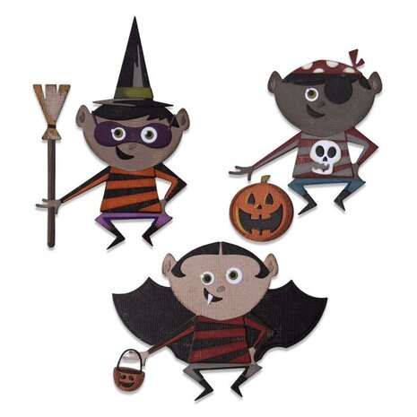 Sizzix Thinlits Alterations Die Set 18PK Trick or Treater (664751)