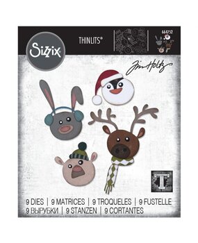 Sizzix Thinlits Alterations Die Set 9PK Winter Critters (664752) Sizzix Thinlits Alterations Die Set 9PK Winter Critters (664752)