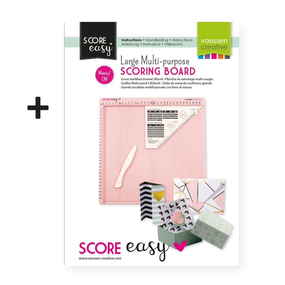 Vaessen Creative Score Easy Scoringboard 30,5x30,5 cm Roze (2137-053)