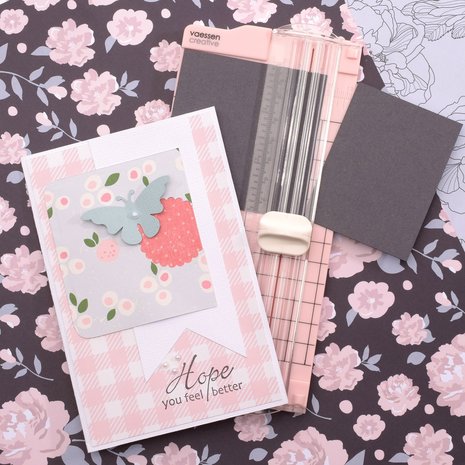 Vaessen Creative Mini Papiersnijder Roze (2137-061)