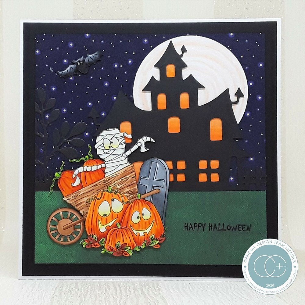 Craft Consortium Happy Haunting Pumpkins Clear Stamps (CCSTMP051) Craft Consortium Happy Haunting Pumpkins Clear Stamps (CCSTMP051)