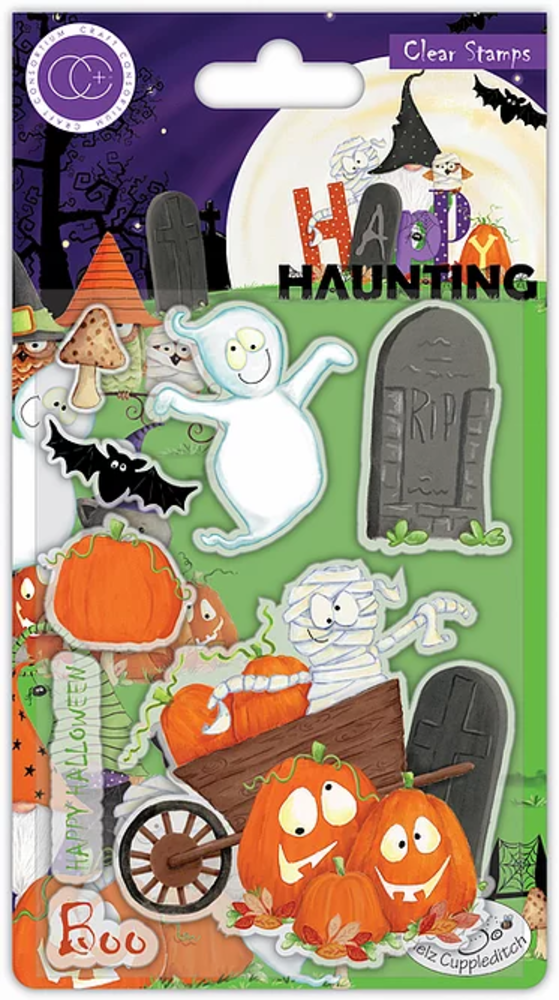 Craft Consortium Happy Haunting Pumpkins Clear Stamps (CCSTMP051) Craft Consortium Happy Haunting Pumpkins Clear Stamps (CCSTMP051)