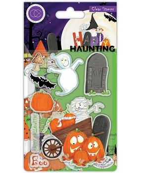 Craft Consortium Happy Haunting Pumpkins Clear Stamps (CCSTMP051) Craft Consortium Happy Haunting Pumpkins Clear Stamps (CCSTMP051)
