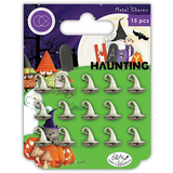 Craft Consortium Happy Haunting Witches Hat Metal Charms (CCMCHRM017)