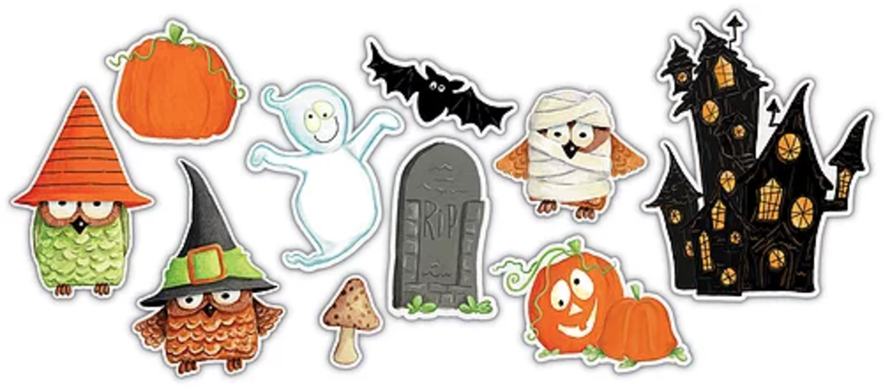 Craft Consortium Happy Haunting Wooden Shapes (CCWDNS011) Craft Consortium Happy Haunting Wooden Shapes (CCWDNS011)