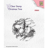 Nellie Snellen Clear Stamp Christmas Time Snowy Christmas Scene (CT038)
