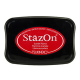 Tsukineko StazOn Scarlet Flame Solvent Ink Pad (SZ-025) Tsukineko StazOn Scarlet Flame Solvent Ink Pad (SZ-025)