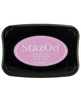 Tsukineko StazOn Cherry Blossom Solvent Ink Pad (SZ-083) Tsukineko StazOn Cherry Blossom Solvent Ink Pad (SZ-083)