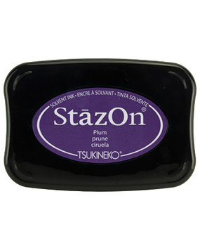 Tsukineko StazOn Plum Solvent Ink Pad (SZ-014) Tsukineko StazOn Plum Solvent Ink Pad (SZ-014)