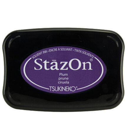 Tsukineko StazOn Plum Solvent Ink Pad (SZ-014) Tsukineko StazOn Plum Solvent Ink Pad (SZ-014)