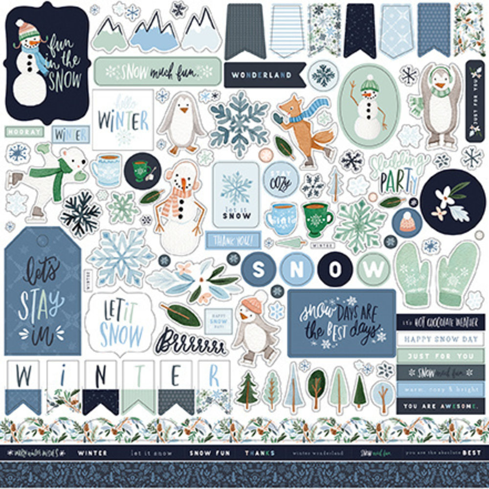 Carta Bella Winter Market 12x12 Inch Collection Kit (CBWM126016)