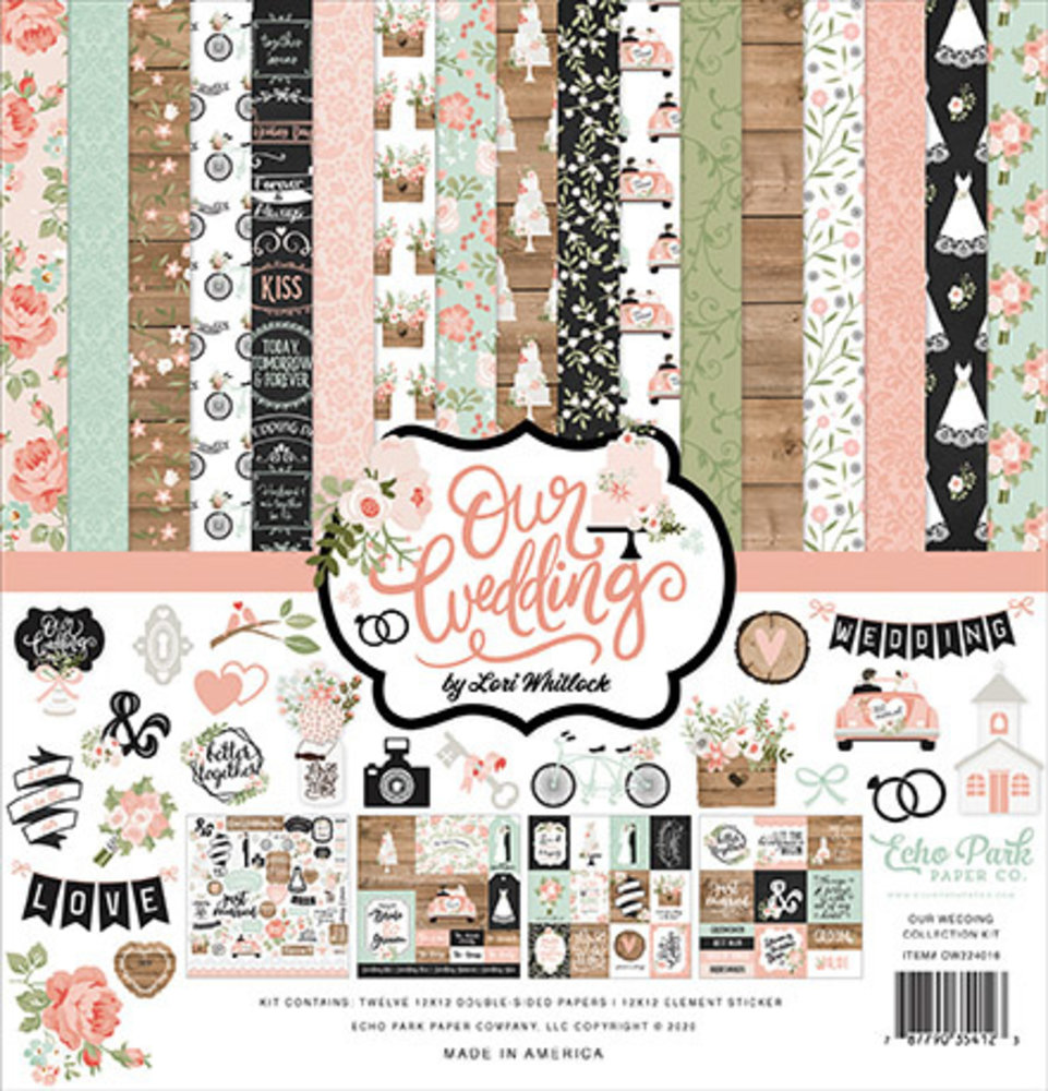 Echo Park Our Wedding 12x12 Inch Collection Kit (OW224016) Echo Park Our Wedding 12x12 Inch Collection Kit (OW224016)