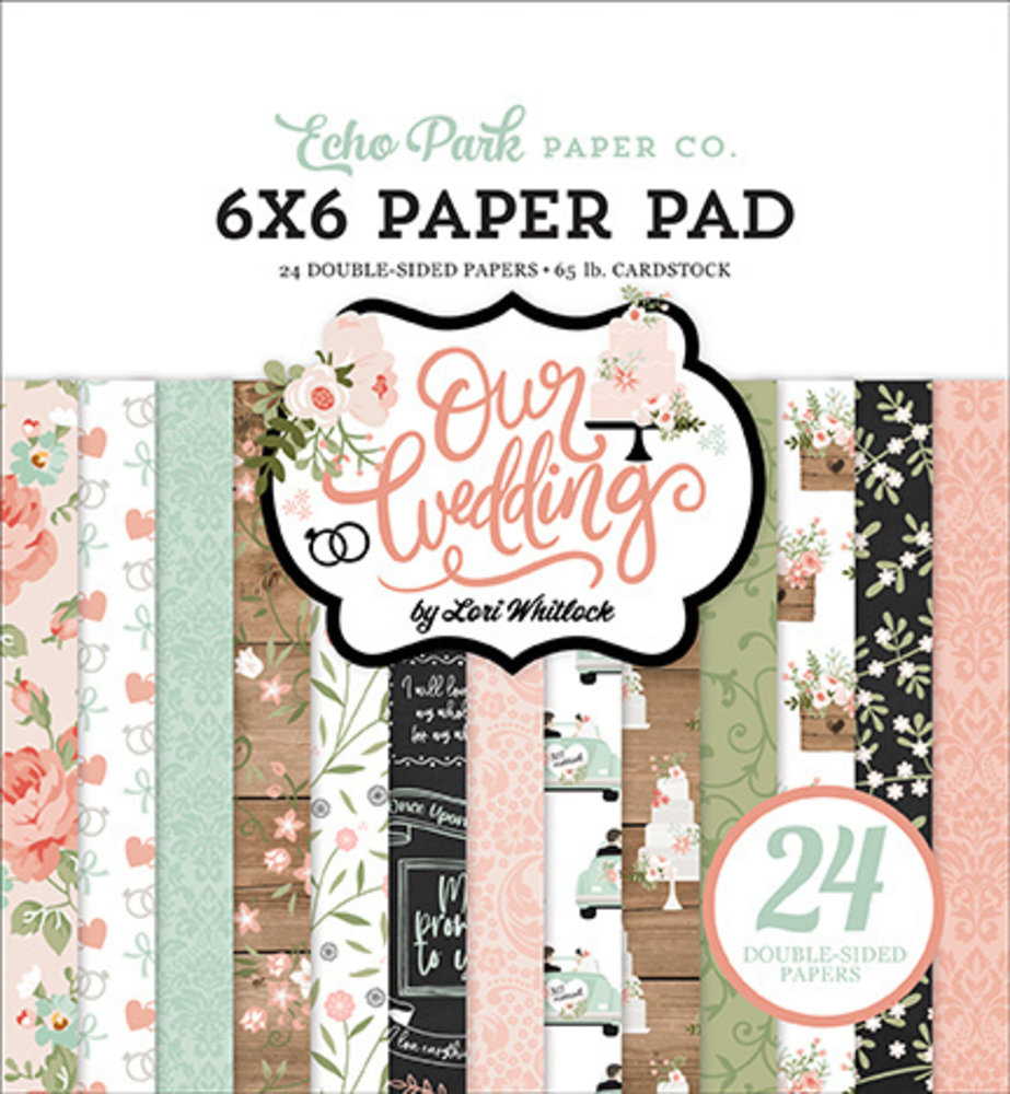 Echo Park Our Wedding 6x6 Inch Paper Pad (OW224023)