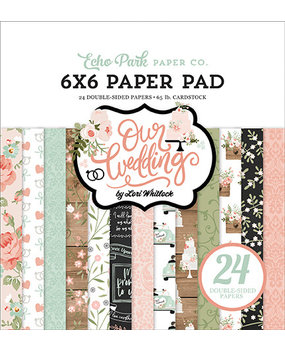 Echo Park Our Wedding 6x6 Inch Paper Pad (OW224023)