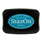 Tsukineko StazOn Teal Blue Solvent Ink Pad Tsukineko StazOn Teal Blue Solvent Ink Pad