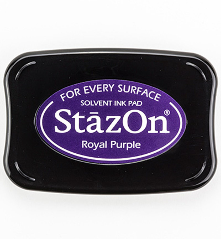 Tsukineko StazOn Royal Purple Solvent Ink Pad (SZ-101) Tsukineko StazOn Royal Purple Solvent Ink Pad (SZ-101)