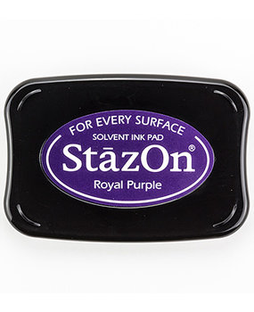 Tsukineko StazOn Royal Purple Solvent Ink Pad (SZ-101) Tsukineko StazOn Royal Purple Solvent Ink Pad (SZ-101)