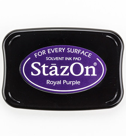 Tsukineko StazOn Royal Purple Solvent Ink Pad (SZ-101) Tsukineko StazOn Royal Purple Solvent Ink Pad (SZ-101)