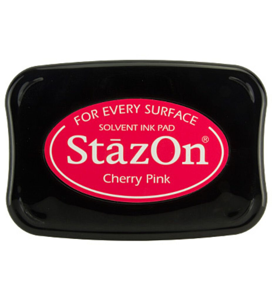 Tsukineko StazOn Cherry Pink Solvent Ink Pad (SZ-81) Tsukineko StazOn Cherry Pink Solvent Ink Pad (SZ-81)