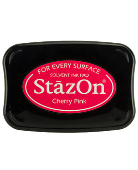 Tsukineko StazOn Cherry Pink Solvent Ink Pad (SZ-81) Tsukineko StazOn Cherry Pink Solvent Ink Pad (SZ-81)