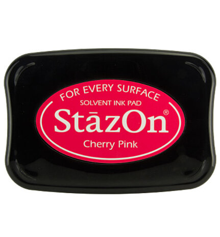 Tsukineko StazOn Cherry Pink Solvent Ink Pad (SZ-81) Tsukineko StazOn Cherry Pink Solvent Ink Pad (SZ-81)
