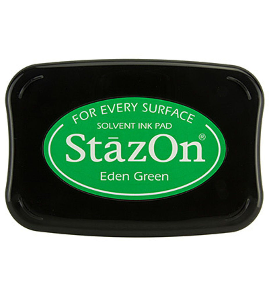 Tsukineko StazOn Eden Green Solvent Ink Pad (SZ-53)