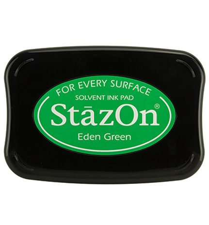 Tsukineko StazOn Eden Green Solvent Ink Pad (SZ-53)