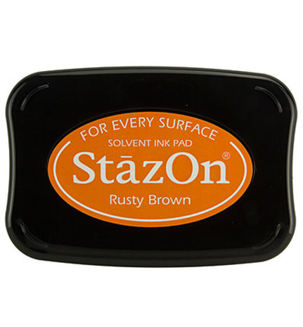 Tsukineko StazOn Rusty Brown Solvent Ink Pad (SZ-42)