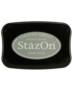 Tsukineko StazOn Dove Grey Solvent Ink Pad (SZ-33) Tsukineko StazOn Dove Grey Solvent Ink Pad (SZ-33)