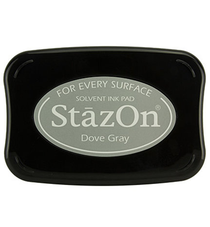 Tsukineko StazOn Dove Grey Solvent Ink Pad (SZ-33) Tsukineko StazOn Dove Grey Solvent Ink Pad (SZ-33)