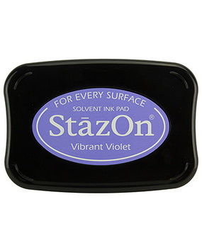 Tsukineko StazOn Vibrant Violet Solvent Ink Pad (SZ-12) Tsukineko StazOn Vibrant Violet Solvent Ink Pad (SZ-12)
