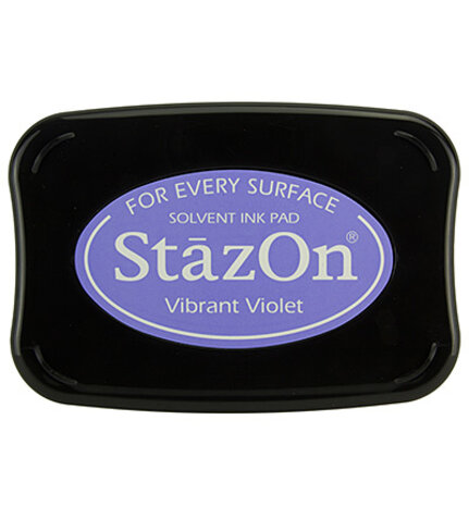 Tsukineko StazOn Vibrant Violet Solvent Ink Pad (SZ-12)