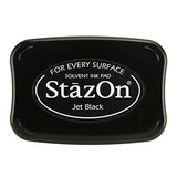 Tsukineko StazOn Jet Black Solvent Ink Pad Tsukineko StazOn Jet Black Solvent Ink Pad