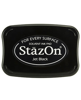 Tsukineko StazOn Jet Black Solvent Ink Pad Tsukineko StazOn Jet Black Solvent Ink Pad