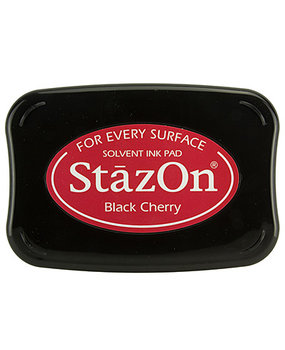 Tsukineko StazOn Black Cherry Solvent Ink Pad Tsukineko StazOn Black Cherry Solvent Ink Pad