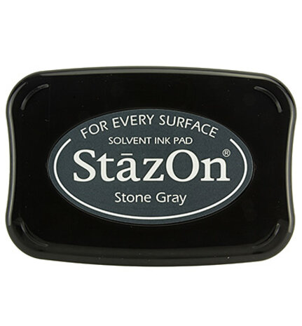 Tsukineko StazOn Stone Gray Solvent Ink Pad Tsukineko StazOn Stone Gray Solvent Ink Pad