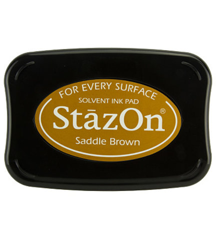 Tsukineko StazOn Saddle Brown Solvent Ink Pad Tsukineko StazOn Saddle Brown Solvent Ink Pad