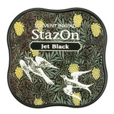 Tsukineko StazOn Jet Black Midi Sovent Ink Pad (SZM-31)