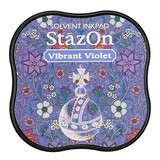 Tsukineko StazOn Vibrant Violet Midi Solvent Ink Pad (SZM-12)