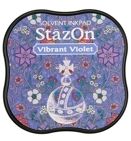 Tsukineko StazOn Vibrant Violet Midi Solvent Ink Pad (SZM-12) Tsukineko StazOn Vibrant Violet Midi Solvent Ink Pad (SZM-12)