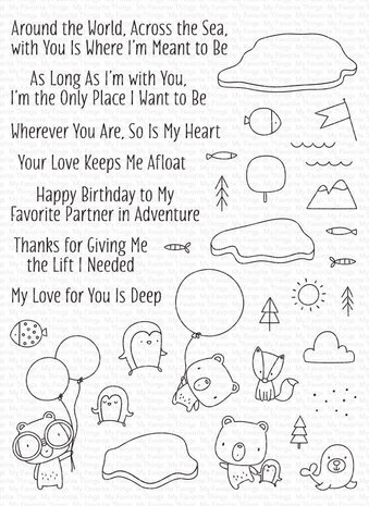 My Favorite Things Partners in Adventure Clear Stamps (CS-514) My Favorite Things Partners in Adventure Clear Stamps (CS-514)
