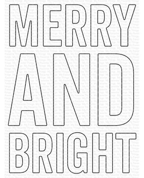 My Favorite Things Die-namics Very Merry and Bright (MFT-1835)